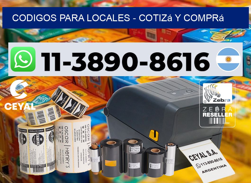 Codigos para locales - Cotizá y comprá