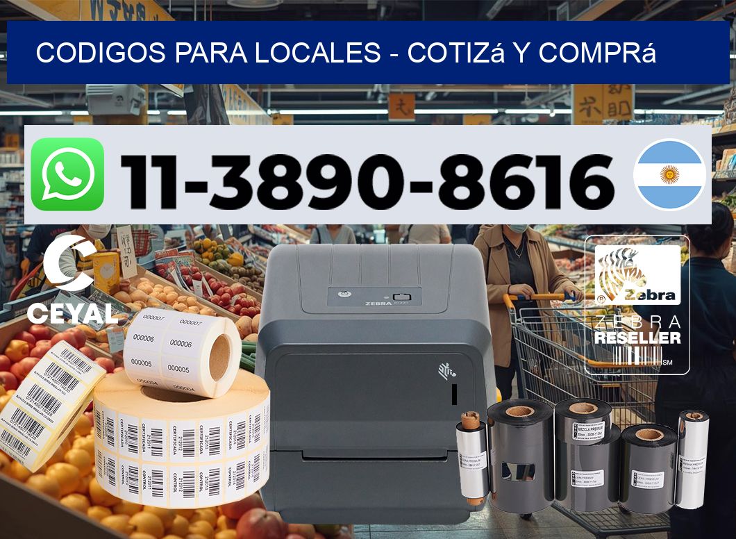 Codigos para locales - Cotizá y comprá