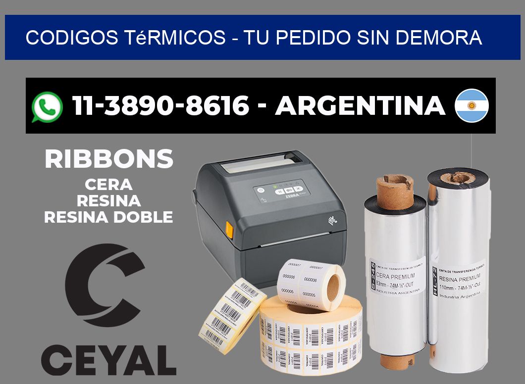 Codigos térmicos - Tu pedido sin demora