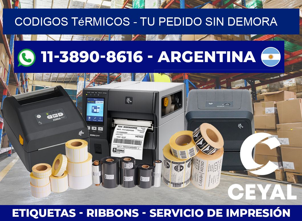 Codigos térmicos – Tu pedido sin demora
