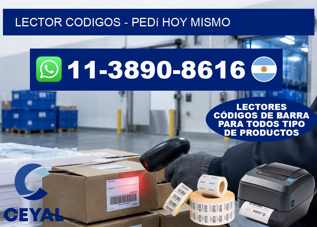 LECTOR CODIGOS - Pedí hoy mismo