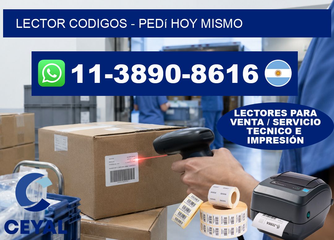 LECTOR CODIGOS – Pedí hoy mismo