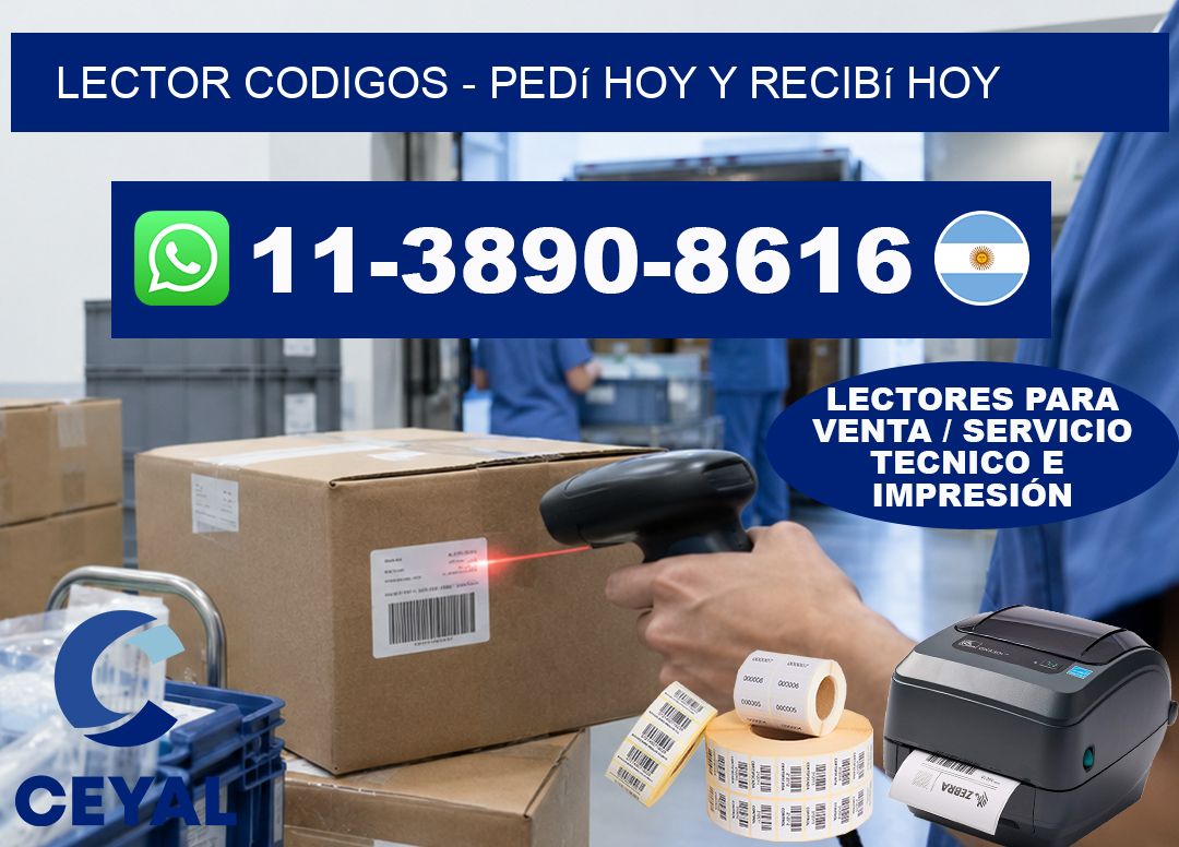 LECTOR CODIGOS - Pedí hoy y recibí hoy