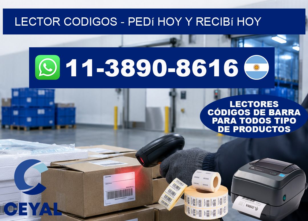 LECTOR CODIGOS – Pedí hoy y recibí hoy