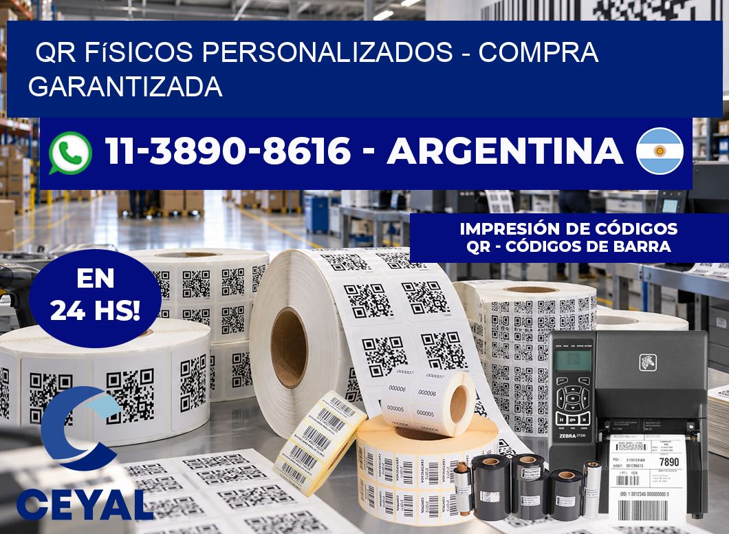 QR Físicos Personalizados - Compra garantizada