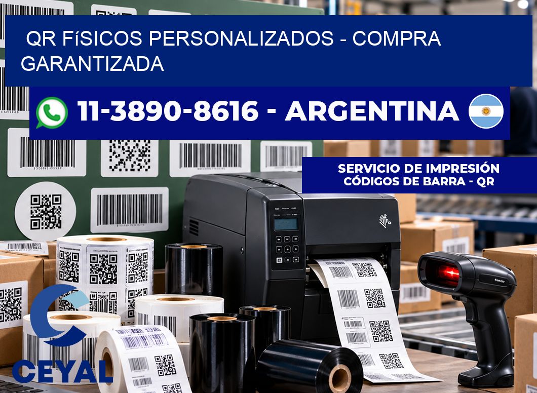 QR Físicos Personalizados - Compra garantizada