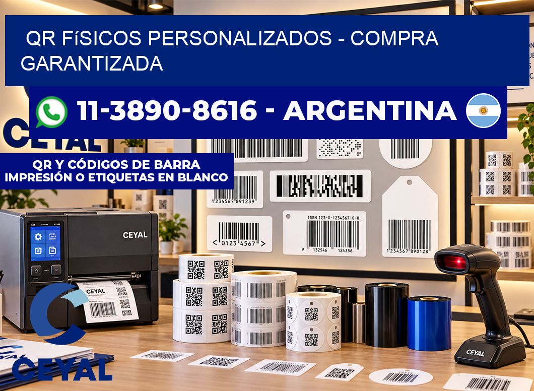 QR Físicos Personalizados – Compra garantizada