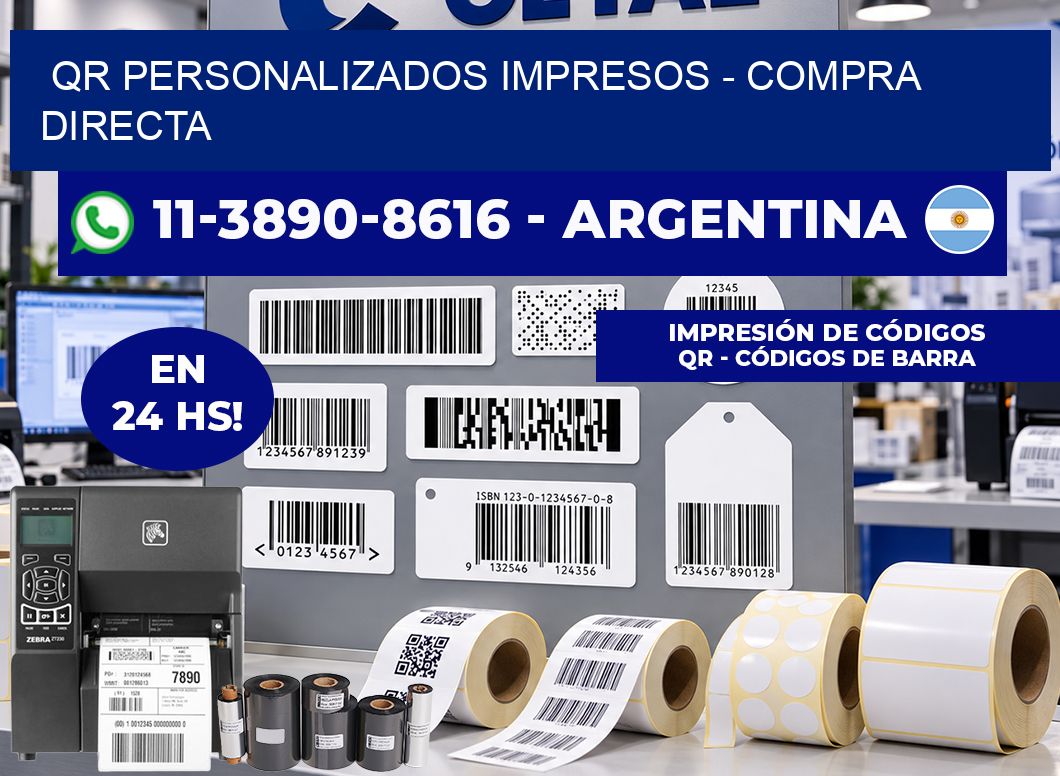 QR Personalizados Impresos - Compra directa