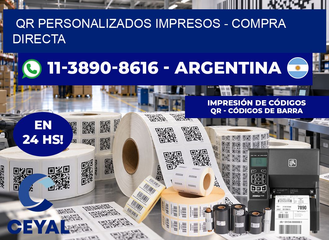 QR Personalizados Impresos - Compra directa