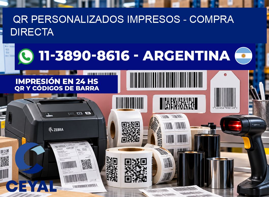 QR Personalizados Impresos – Compra directa