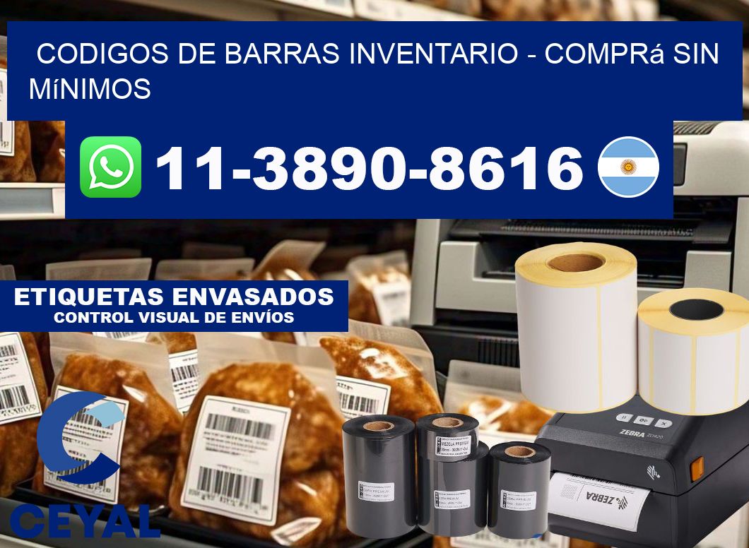 codigos de barras inventario - Comprá sin mínimos