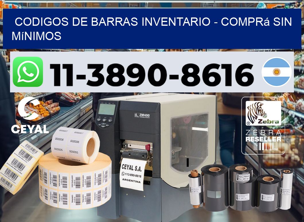 codigos de barras inventario - Comprá sin mínimos