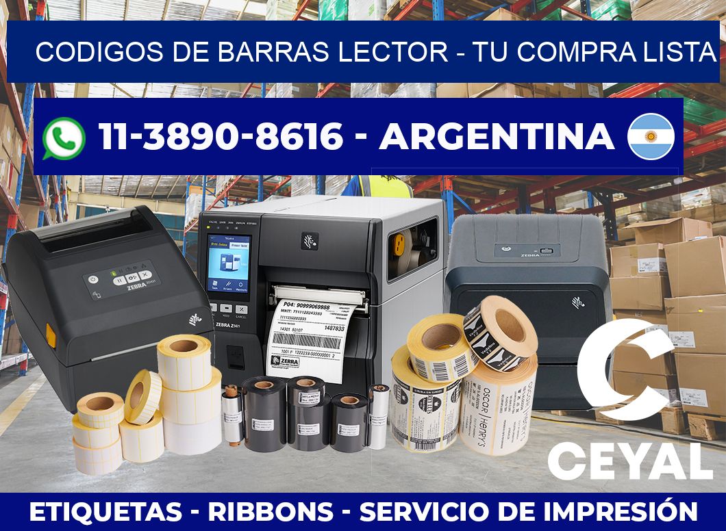 codigos de barras lector - Tu compra lista