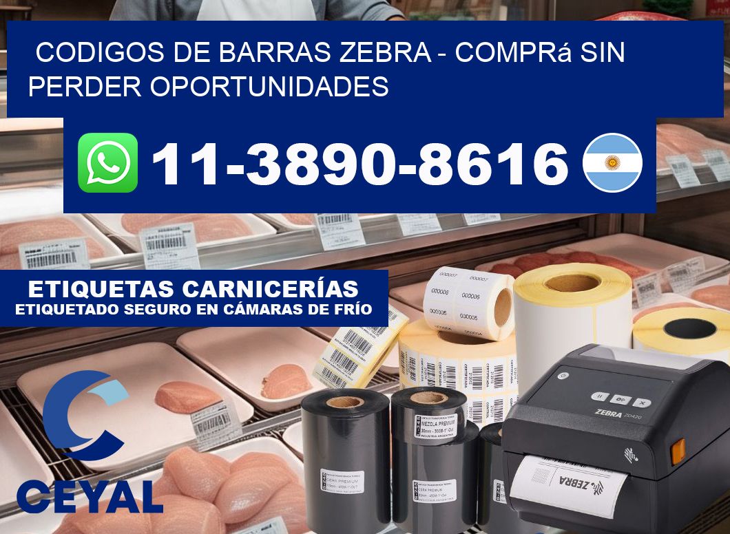 codigos de barras zebra - Comprá sin perder oportunidades