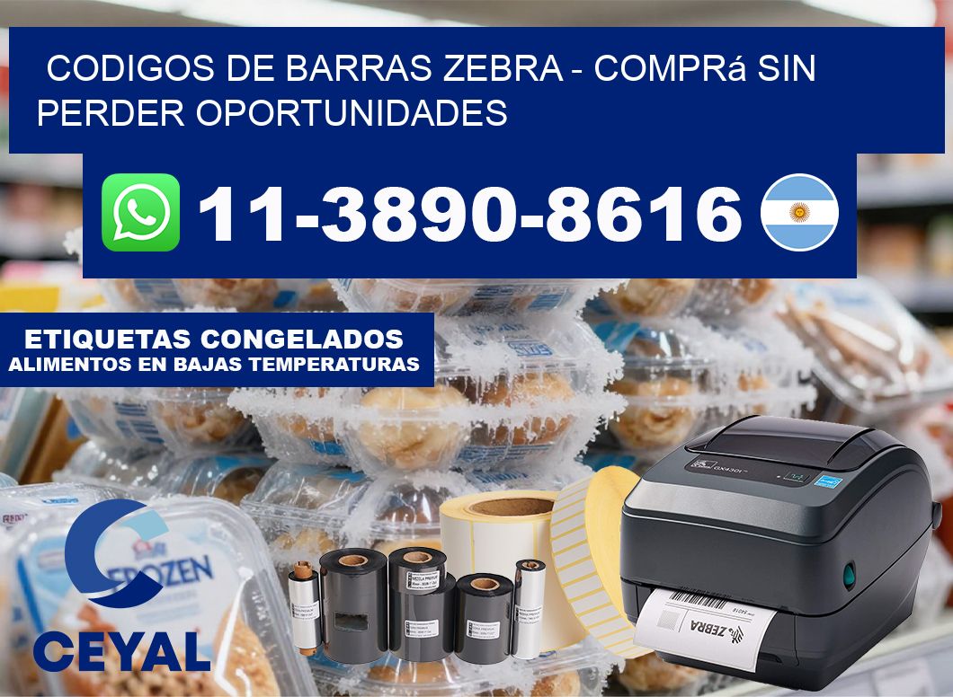 codigos de barras zebra – Comprá sin perder oportunidades