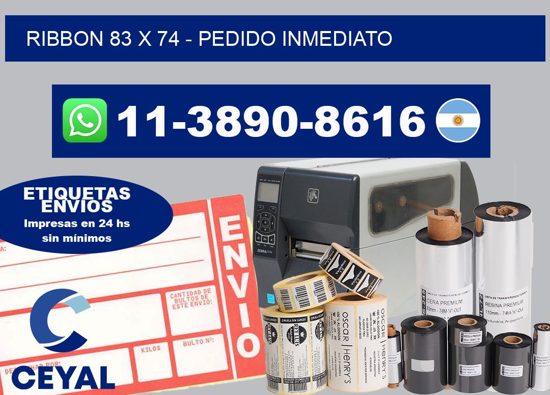 ribbon 83 x 74 - Pedido inmediato