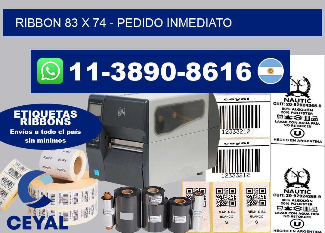 ribbon 83 x 74 – Pedido inmediato