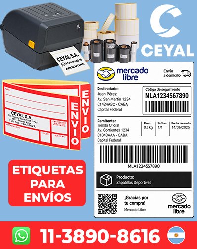 Etiquetas para Identificar Variantes de Ropa 	argentina