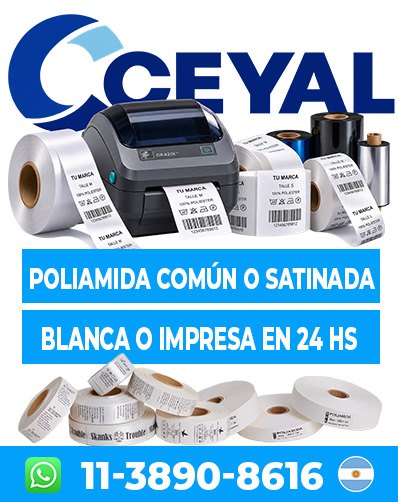 Etiquetas para Packaging de Indumentaria Codigos de barra base de datos