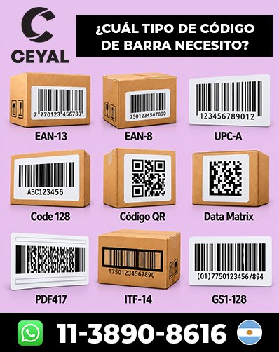 etiquetas para códigos ean13 Arg